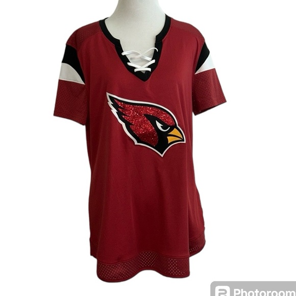 NFL women’s large Arizona cardinals jersey shirt - Picture 1 of 6